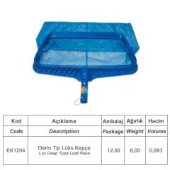 Superpool Derin Tip Lüks Havuz Kepçesi