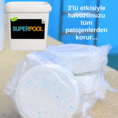 MULTİ TABLET 3 ETKİLİ SUPERPOOL 10 KG